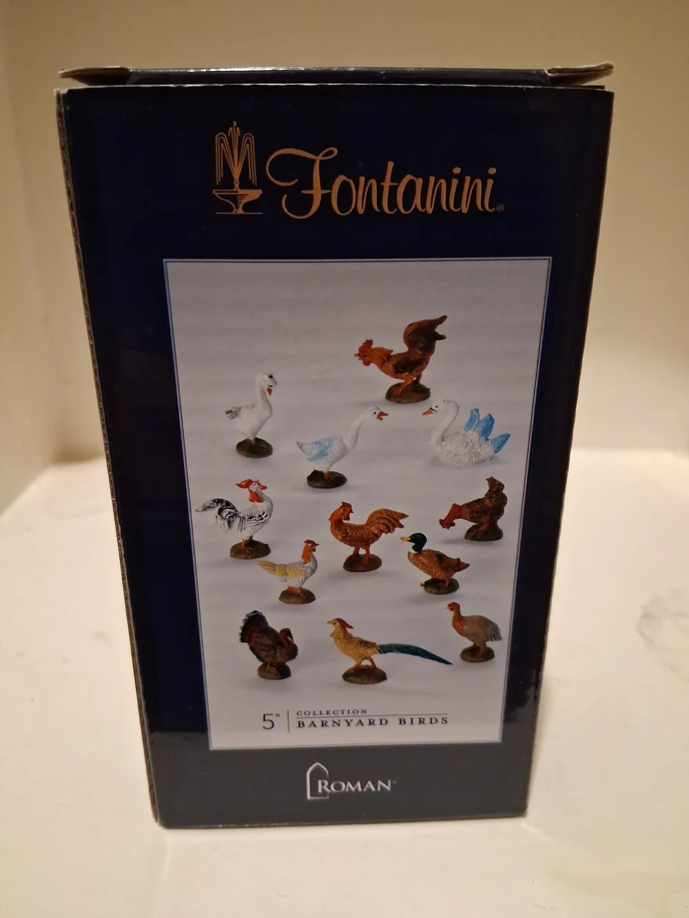 NIB Fontanini Barnyard Birds Set